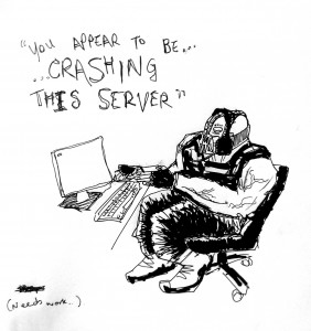 Bane's alternative life as a server admin